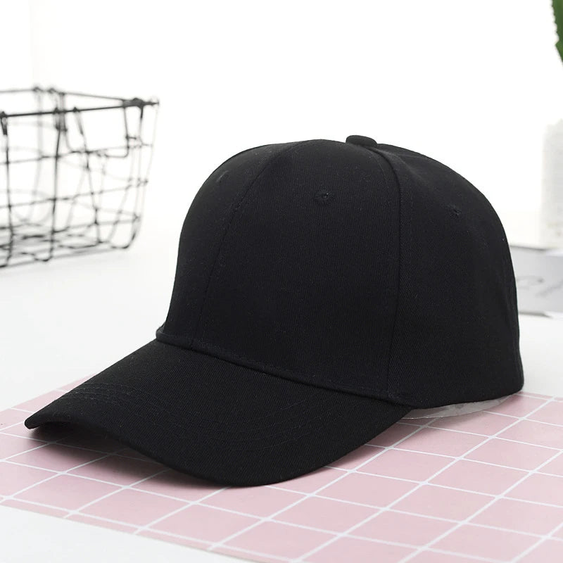 Outdoor Dustproof Baseball Cap Unisex Hat Plain Curved Sun Visor Hat Solid Color Fashion Adjustable Leisure Caps Men Women