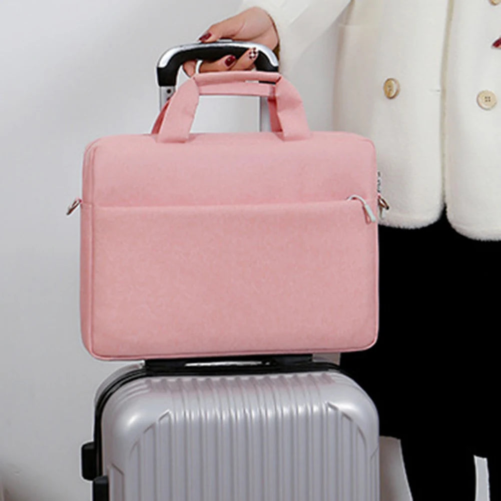 Sacoche pour ordinateur portable 15 pouces, sacoche fine et minimaliste avec poignée pour voyage d'affaires