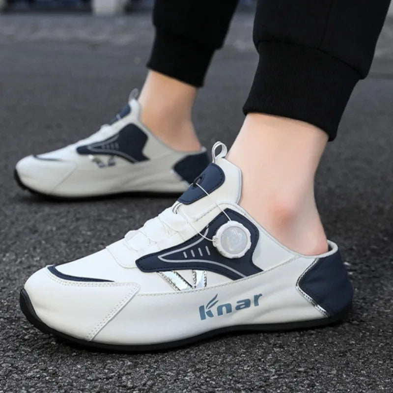 Zapatos de Hombre Moda Verano Suela Blanda Medias Pantuflas Casuales Versátiles Zapatos de Hombre de Moda Tendencia Zapatos Baotou para Exteriores