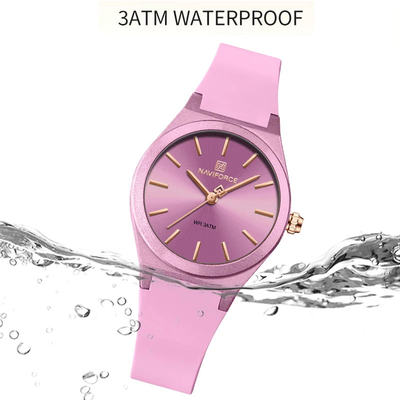NAVIFORCE Women Watches Luxury High Quality Quartz Watch Ladies Creative Clocks Waterproof Female Wristwatches Relogio Feminino