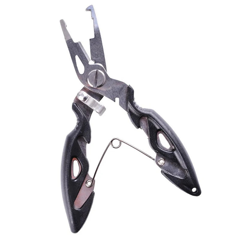 Alicates de pesca Herramientas Accesorios para bienes Alicates de aparejos Tornillo de banco Tijeras para tejer moscas Juego de trenzas Pinzas para pescado Multifunción