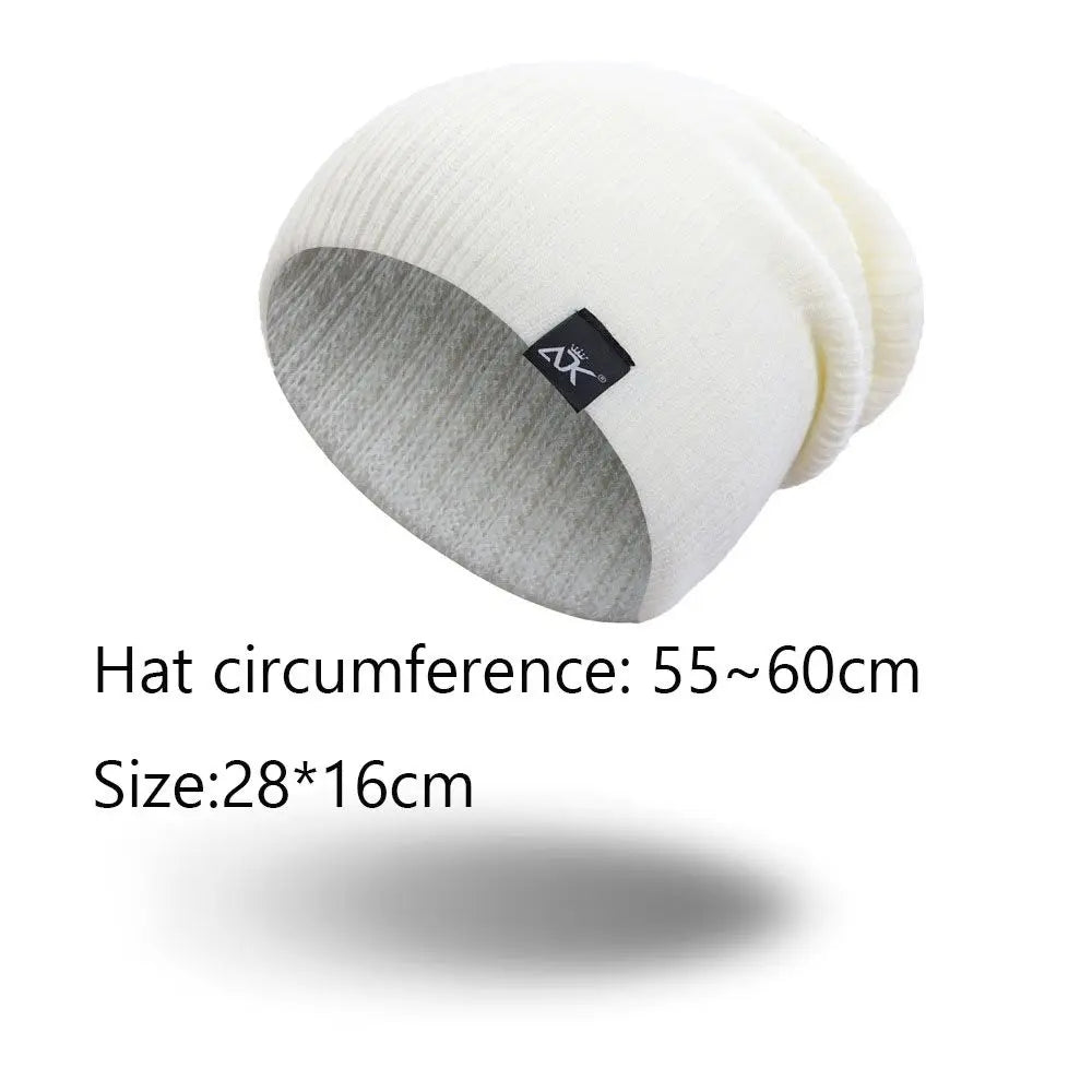 High Quality Woman/Men Solid Cute Warmer Bonnet Winter Autumn Hats Female Beanie Caps Knitted Beanies