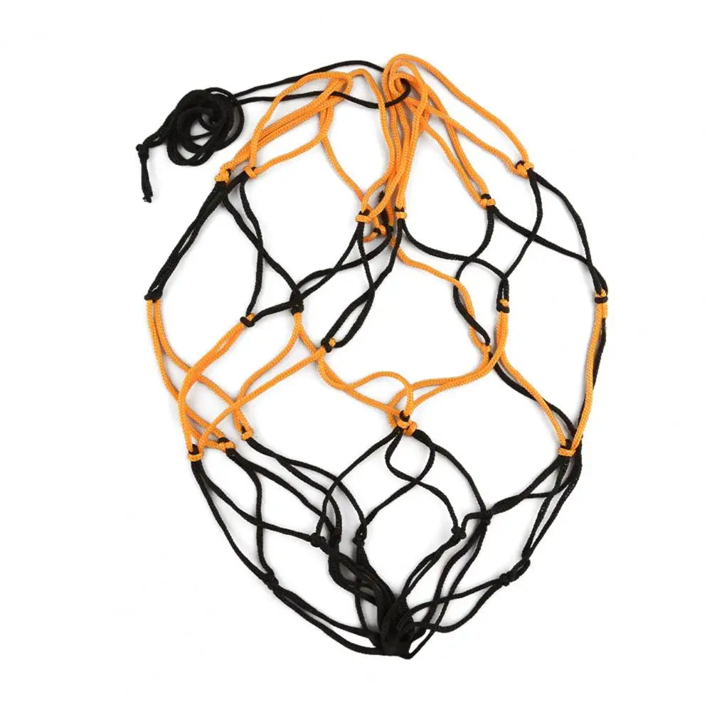 Bolsa de red para balones Práctica bolsa de malla para transportar balones con cordón de ajuste de polipropileno, equipo deportivo para balones de fútbol