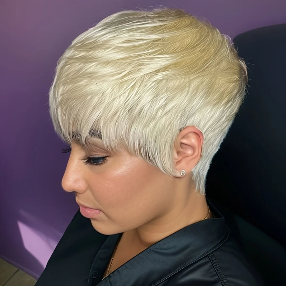 613 Blonde Pixie Wig