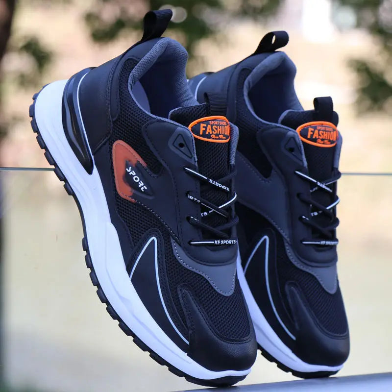 Men's running shoes, spring and summer mesh thick-soled dad shoes, trendy casual outdoor sports shoes