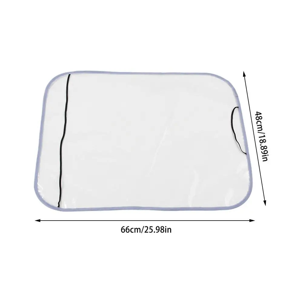 Protectores de Respaldo de Asiento de Coche, Protectores de Asiento Trasero con Lámina de PE, Protector de Asiento para Vehículos, Protege de la Suciedad y el Barro