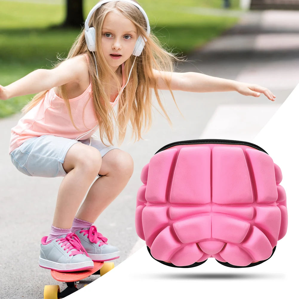 Pads Shorts 3D Protective Shorts Kids Butt Pad Adjustable Snowboard Padded Mat Hip Protection Pad Outdoor Skateboarding Shorts