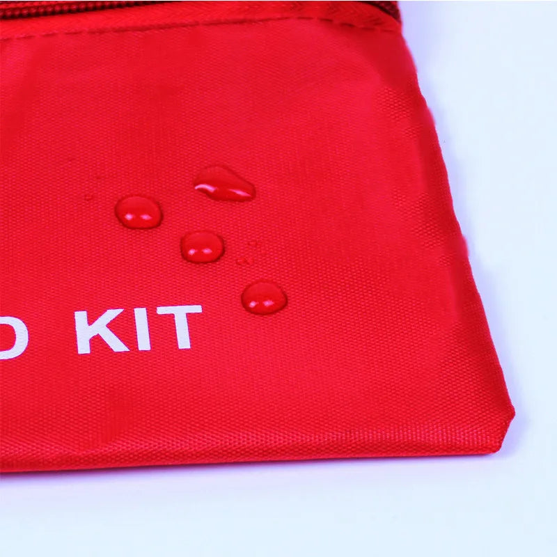 1 ud. Bolsa de almacenamiento de suministros médicos para camping al aire libre, Kit de primeros auxilios universal para senderismo, supervivencia, artículos para la escuela en casa