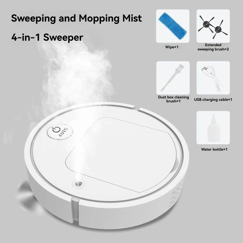 Mopa de succión con pulverizador, humidificación, robot de barrido, desinfección y esterilización, repelente automático de mosquitos móvil