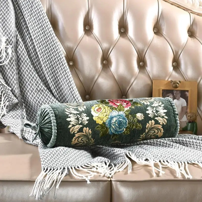 Fundas de almohada cilíndricas europeas para caramelos, fundas de almohada para el cuello para adultos, fundas de cojín de trigo sarraceno, funda de almohada cervical ortopédica