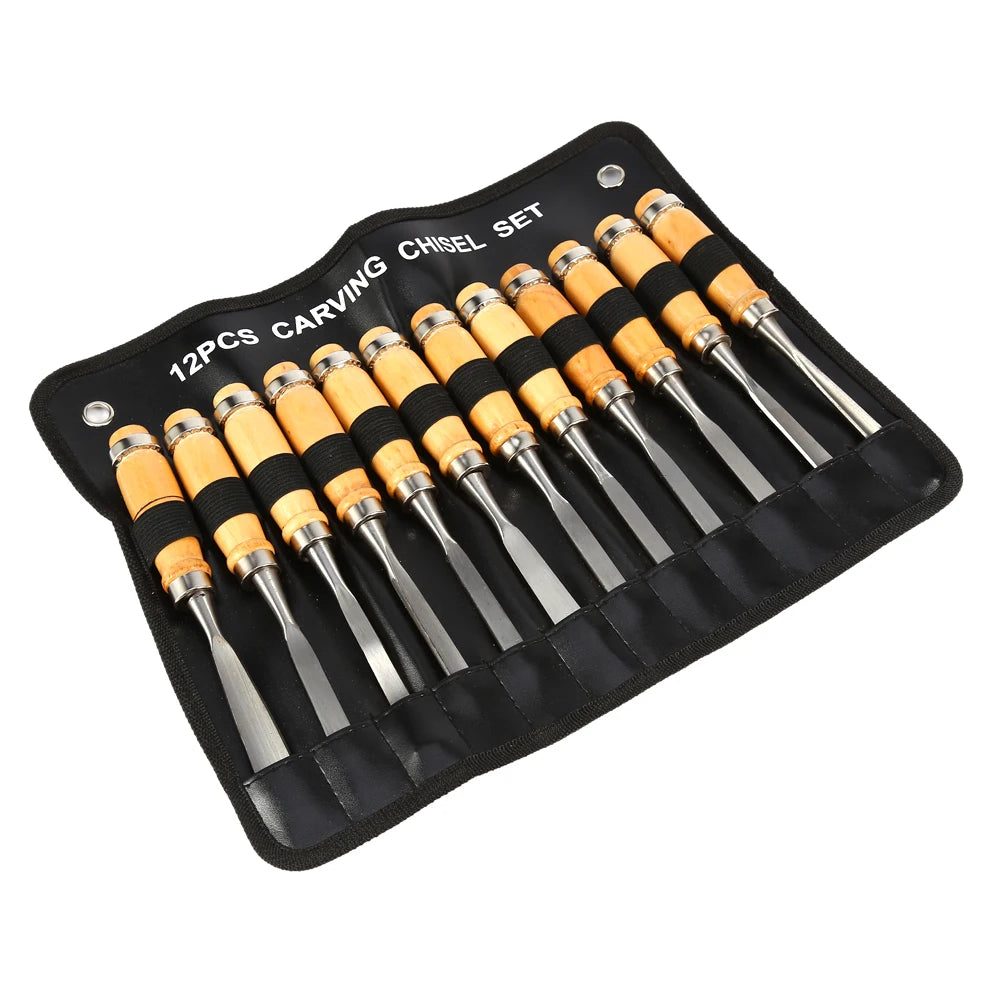 Wood Carving Tools Wood Hand Chisels Hand Chisels Wood Carving Hand Chisel Set Woodworking Professional Lathe Gouges Tools