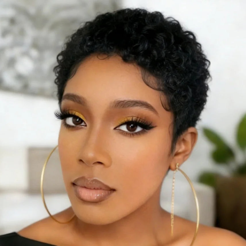 Pixie Wig with Bangs