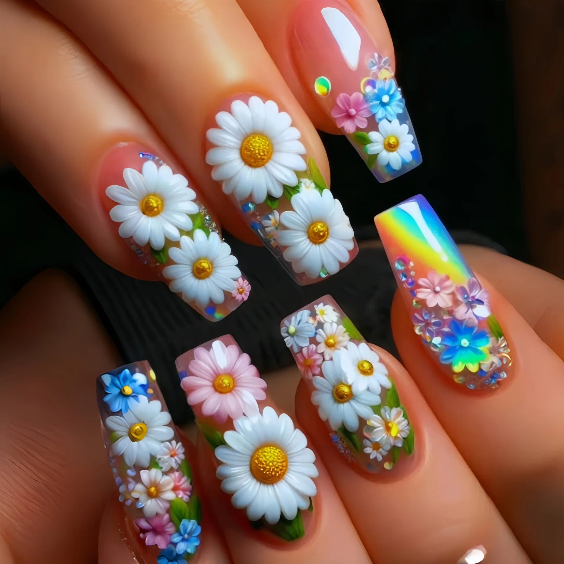 Gradient Y2K Press-On Nails