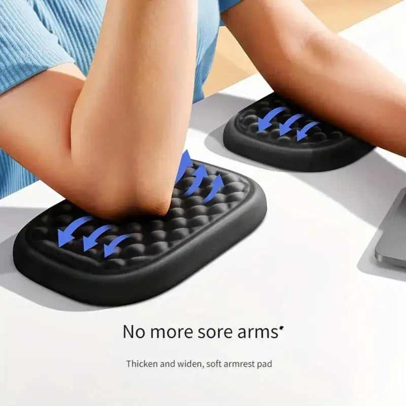Ergonomic Wrist Rest Pad Armrest Pad Elbow Rest Pad Relief Elbow Pain Computer Armrest Arm Wrist Rest Support Mouse Pad for Desk
