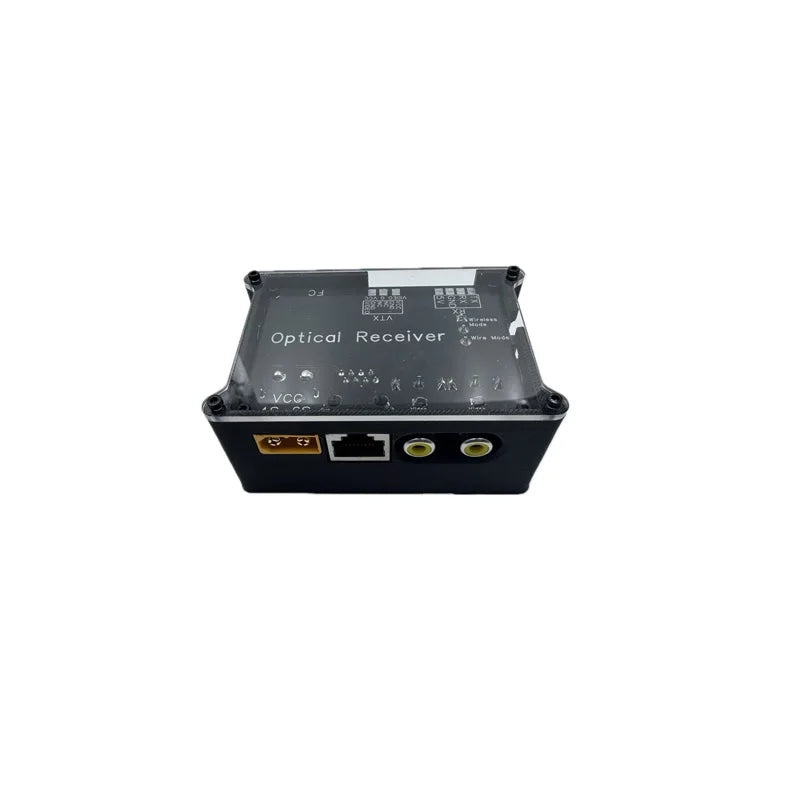 Optical Fiber Outlet Box with Sky End 2KM D0.3mm Light Fiber Optic Optional Ground End Module Wireless Control for RC FPV Drone