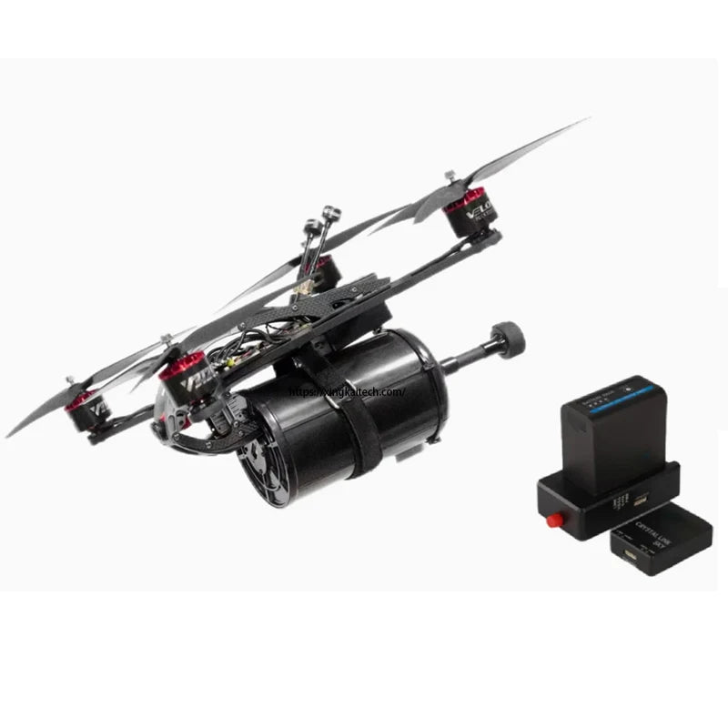FPV Drone Fiber Optic Image Data Module Supports 20 Kilometer Wired Signal Transportation With Stock Available And Fast Delivery