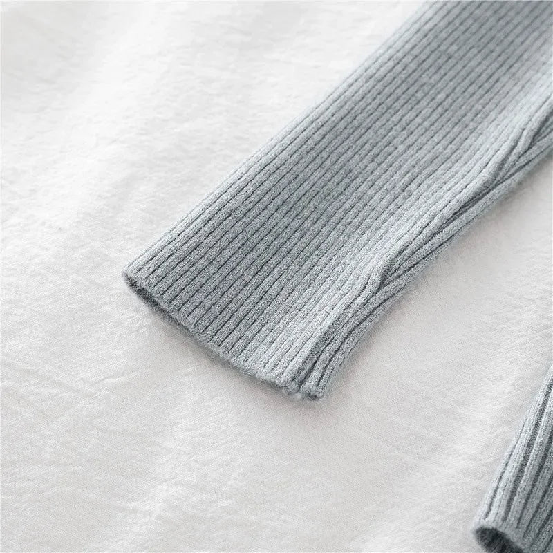 Korea Autumn Winter Button V Neck Sweater Women Basic Slim Pullover Women Sweaters And Pullovers Knit Jumper Soft Warm Tops