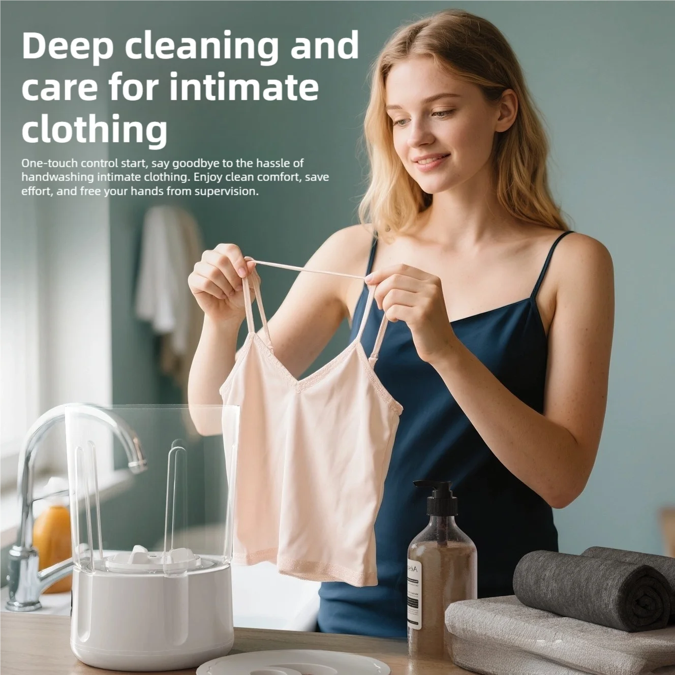 Bærbar minivaskemaskin – Kompakt vaskemaskin for reise og daglig bruk