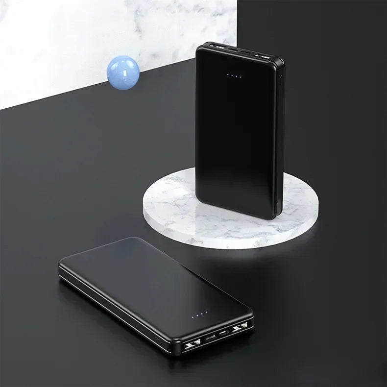 New Portable Power Bank 20000mAh Ultra Large Capacity 10W Super Fast Charger Dual Output Dual Input Design External Battery Pack