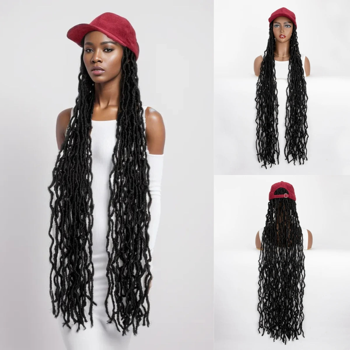 Peluca con diadema Ombre Twist