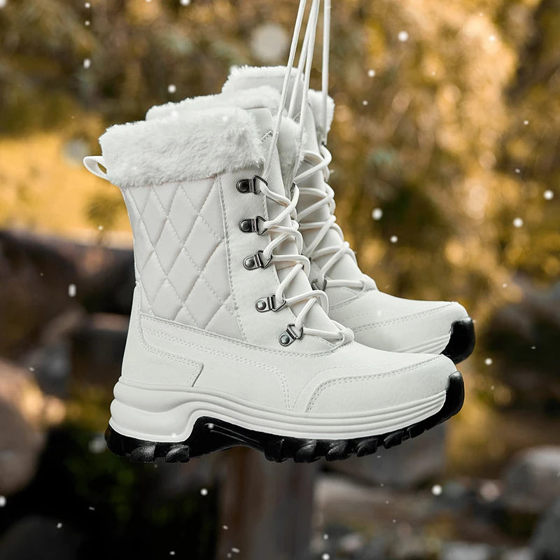 Damesnøstøvler med ankel – Varme, sklisikre og mykfôrede