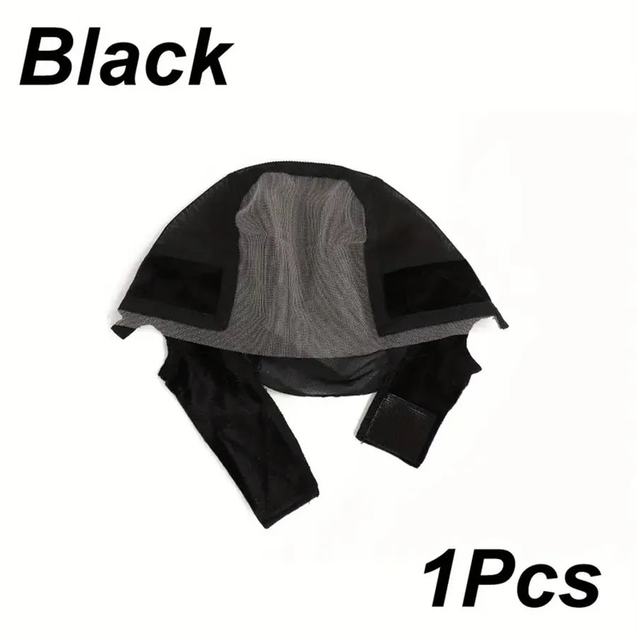 Gorro de peluca con diadema para mujer, gorro de peluca de encaje HD para hacer pelucas, gorros de peluca en forma de U con agarre de terciopelo ajustable para usar peluca, redecilla color nude