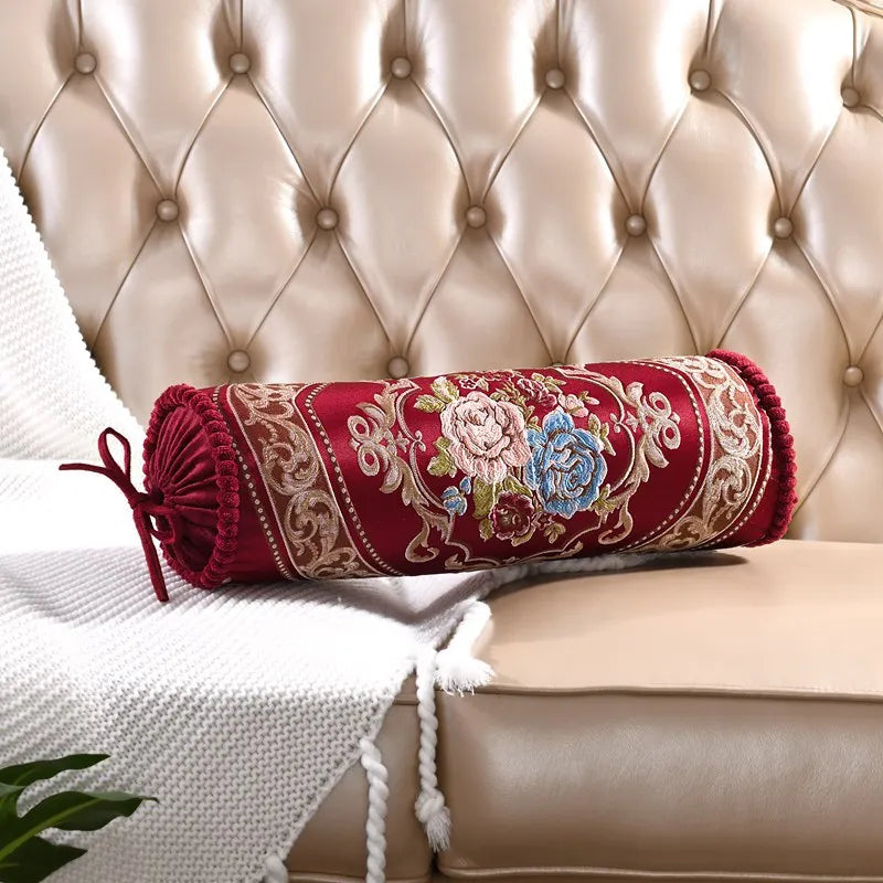 Fundas de almohada cilíndricas europeas para caramelos, fundas de almohada para el cuello para adultos, fundas de cojín de trigo sarraceno, funda de almohada cervical ortopédica