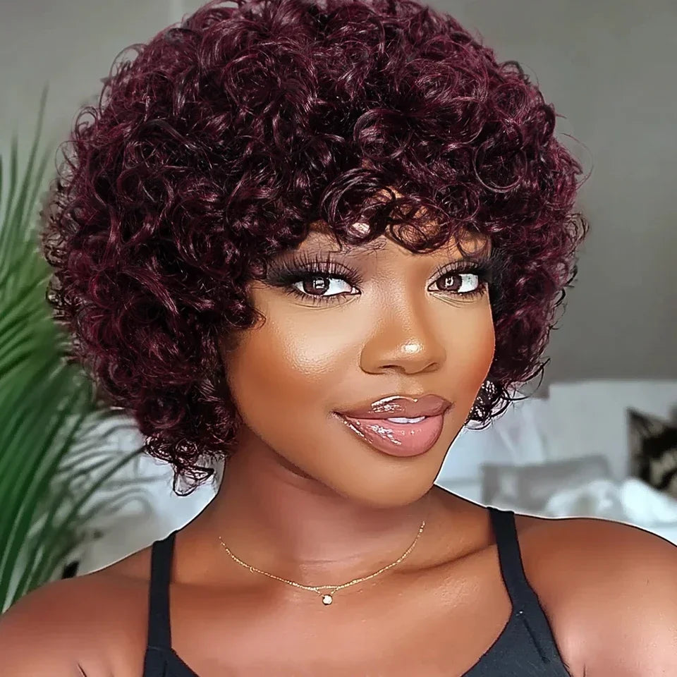 Jerry Curly Pixie Wig