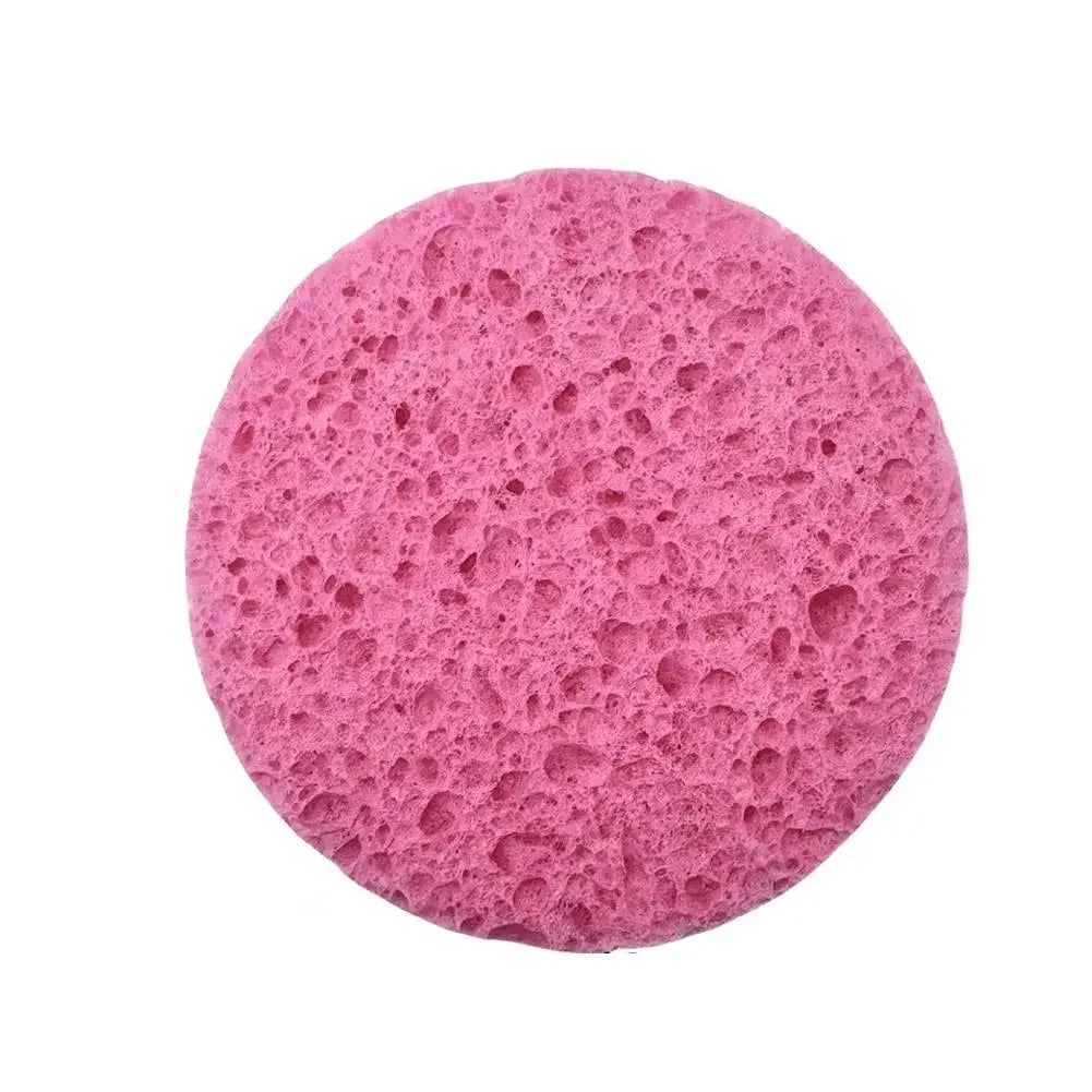10 esponjas de fibra en forma de corazón, esponja de exfoliación facial, exfoliación de poros, masaje, maquillaje, limpieza facial natural B9D5