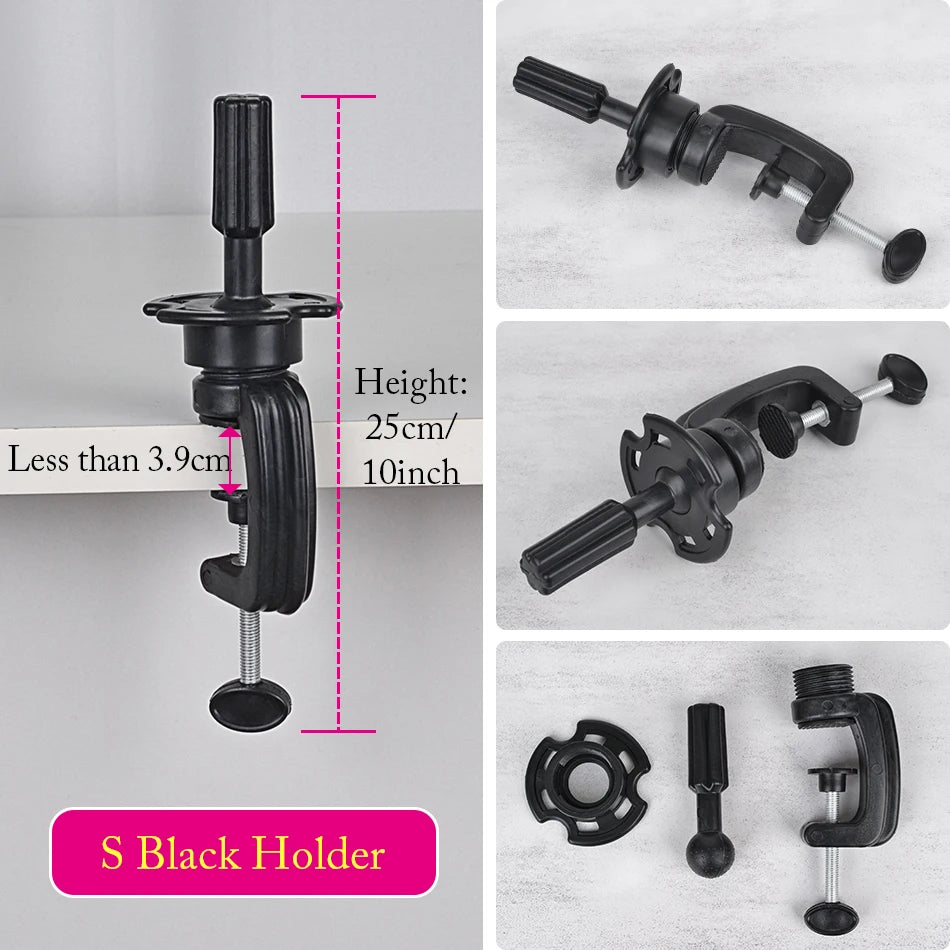 Mannequin Head With Tripod For Making Wig Hat Glasses Mask Display Cosmetology Manikin Head For Makeup Practice Wig Install Kit