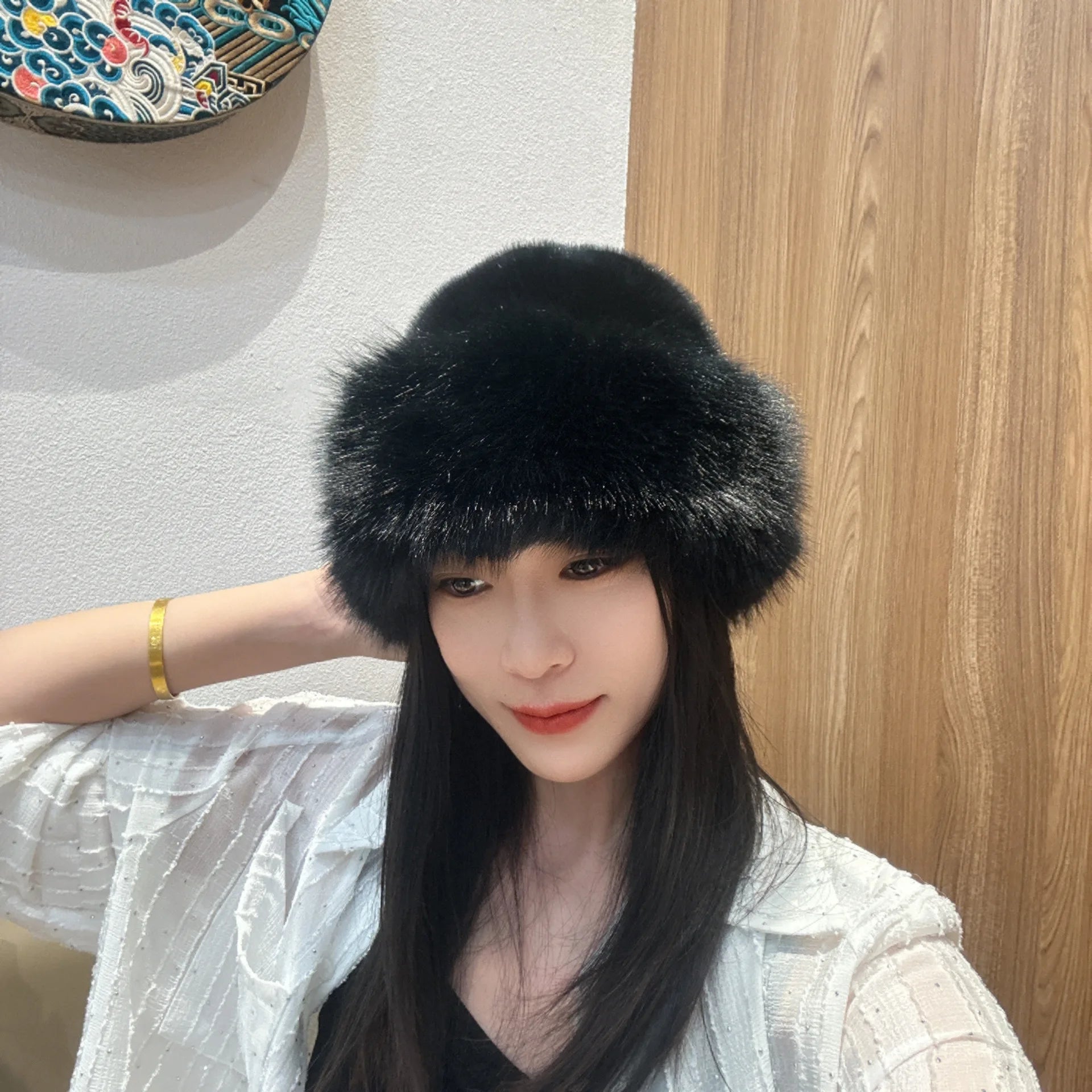 Mongolian Hat Women's New Hot Selling Thickened Warm and Fashionable Fisherman Hat Windproof and Cold Proof Hat