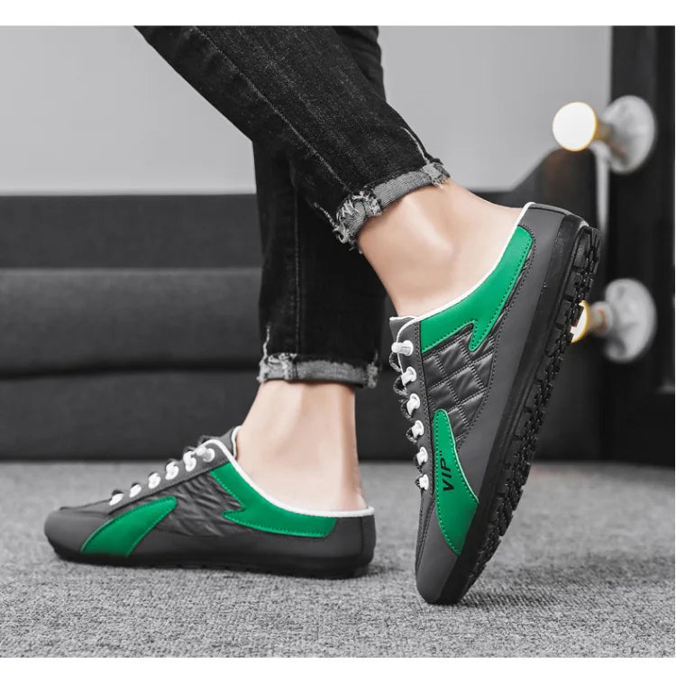 Summer Slippers for Men Trendy Men's Flat Bottom Casual Shoes Soft Sole Support Shoes Men's Sneakers Zapatos De Hombre