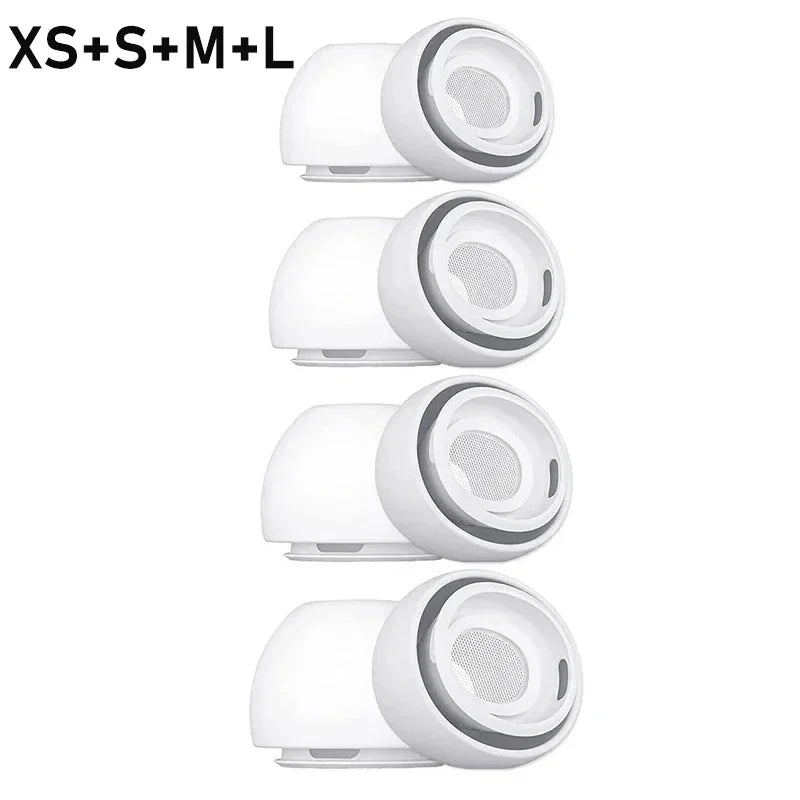 Puntas de silicona suave para Airpods Pro 1/2 Gen Fundas protectoras para auriculares Orificio de reducción de ruido Almohadillas para Apple Air Pods Pro