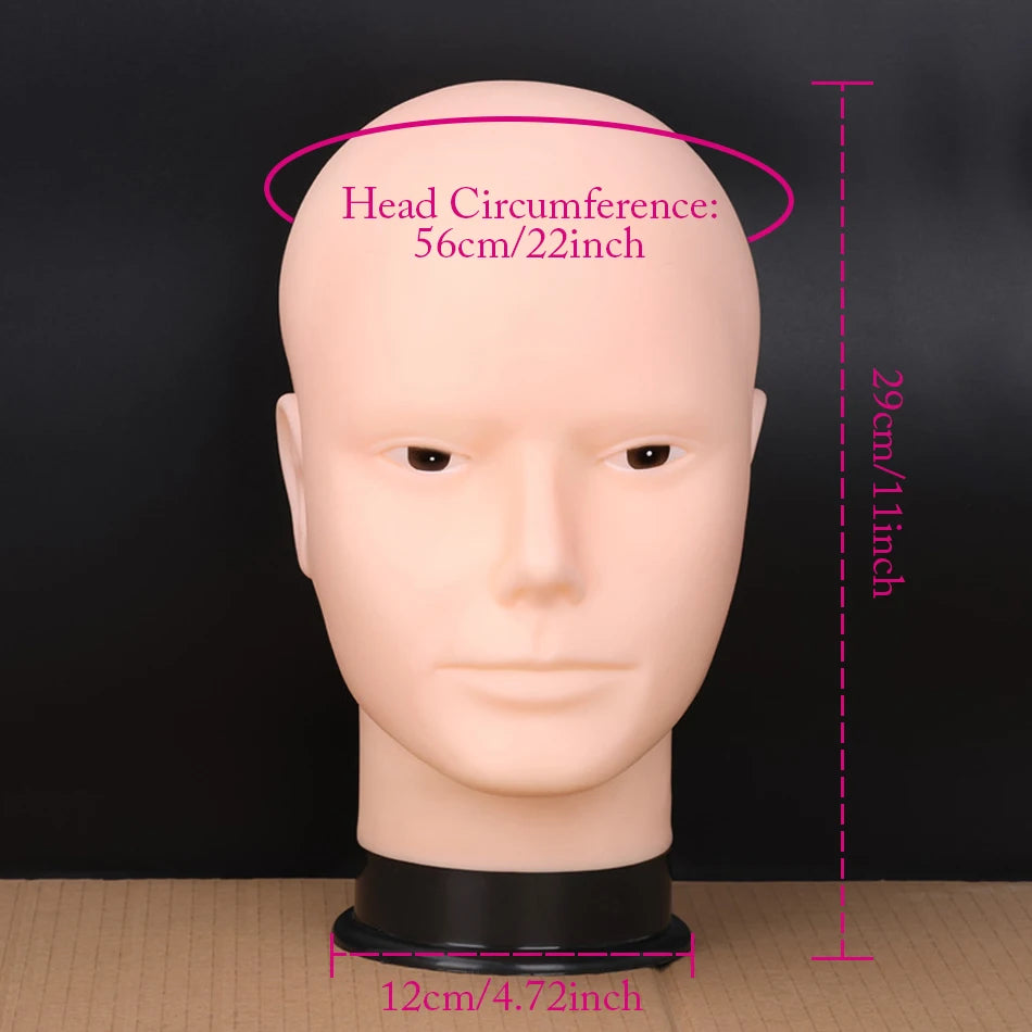 Mannequin Head With Tripod For Making Wig Hat Glasses Mask Display Cosmetology Manikin Head For Makeup Practice Wig Install Kit
