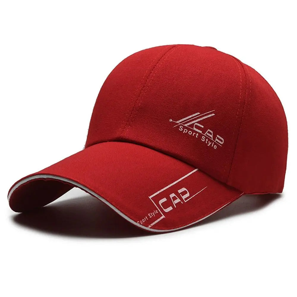 Long Brimmed Baseball Cap Fashion Versatile Solid Color Dad Hat Adjustable Sun Hat Leisure Outdoor