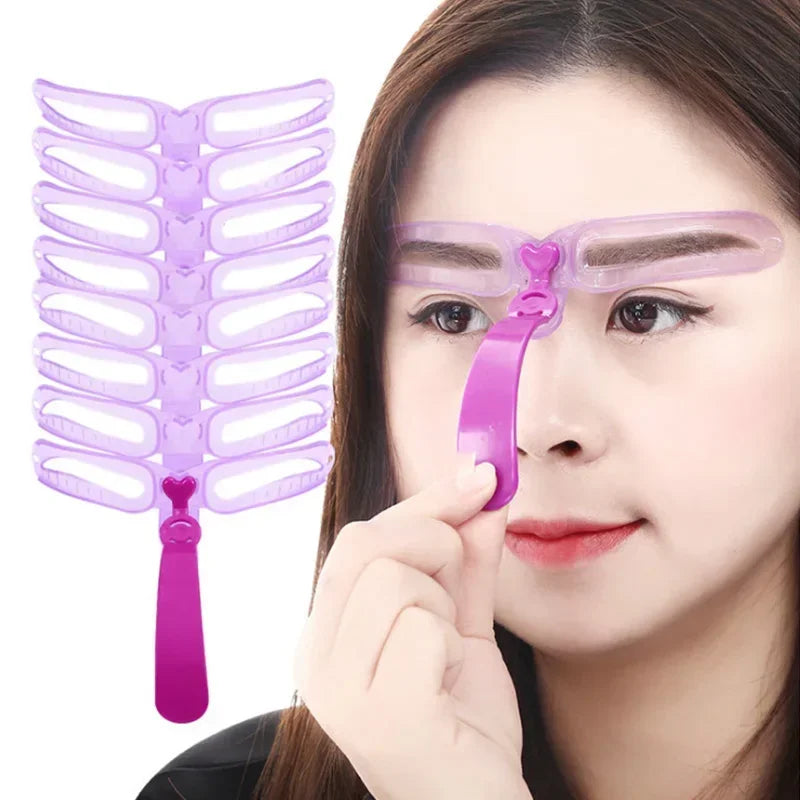 Kit de pochoirs à sourcils (8 pièces)