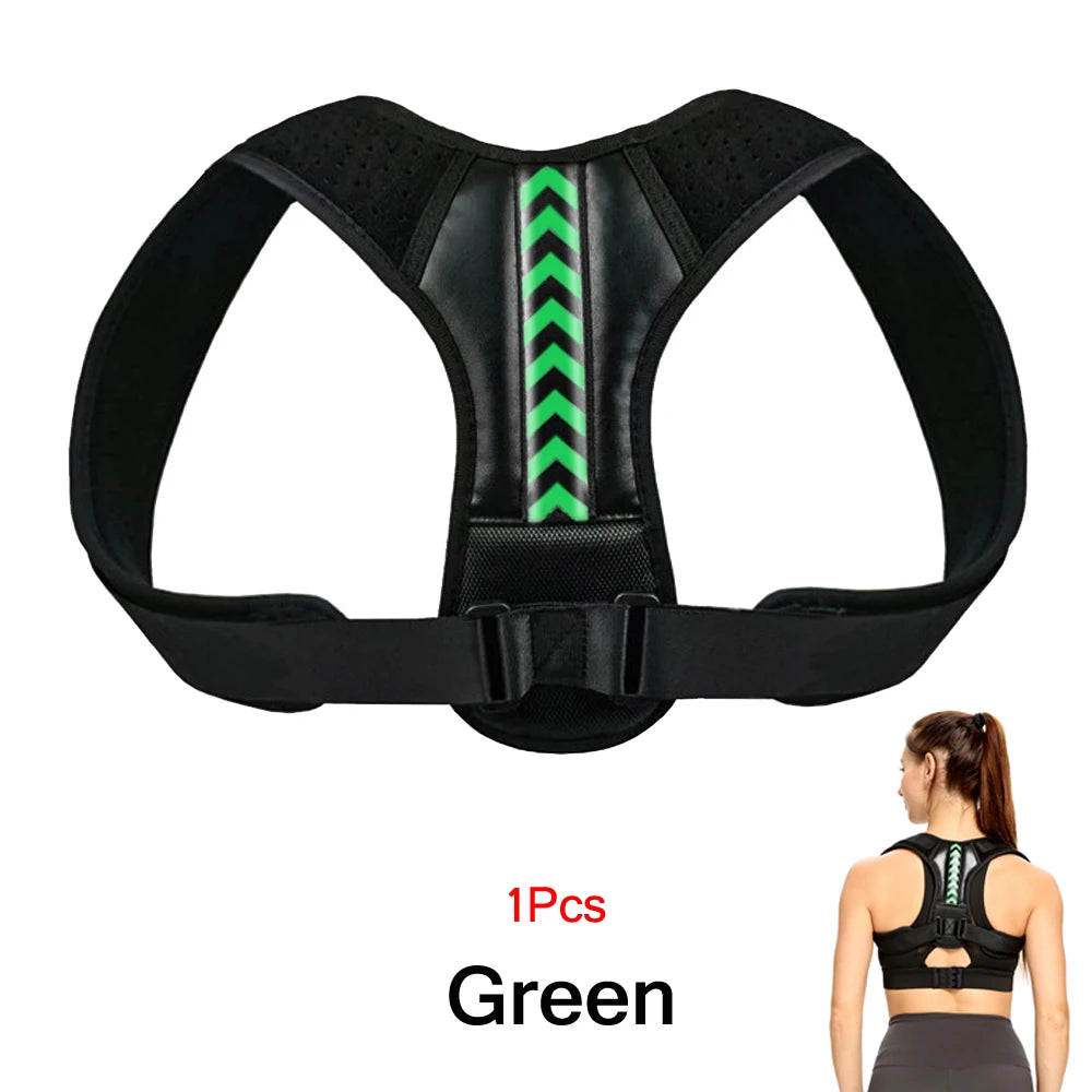 Adjustable Back Posture Corrector Belt Clavicle Spine Men Women Home Office Outdoor Upper Back Waist Shoulder Posture Correction