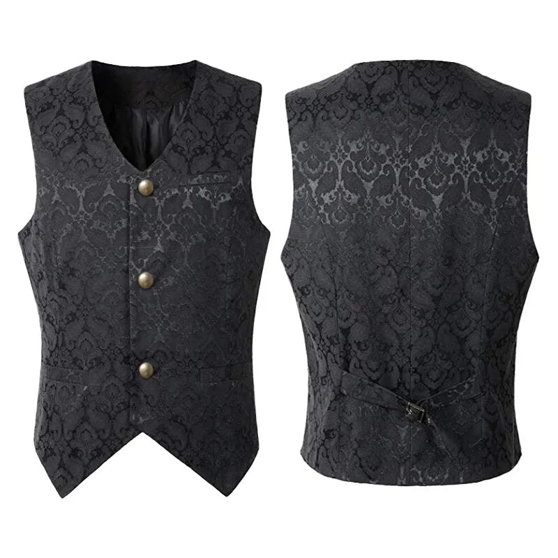 New Men's Clothing, Medieval Clothing, Retro Men's Short Vest Halloween Clothing