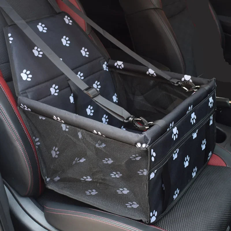 Accesorios de viaje de doble grosor Bolsas de malla colgantes plegables Suministros para mascotas Manta impermeable para perros Seguridad Bolsa de asiento de coche para mascotas