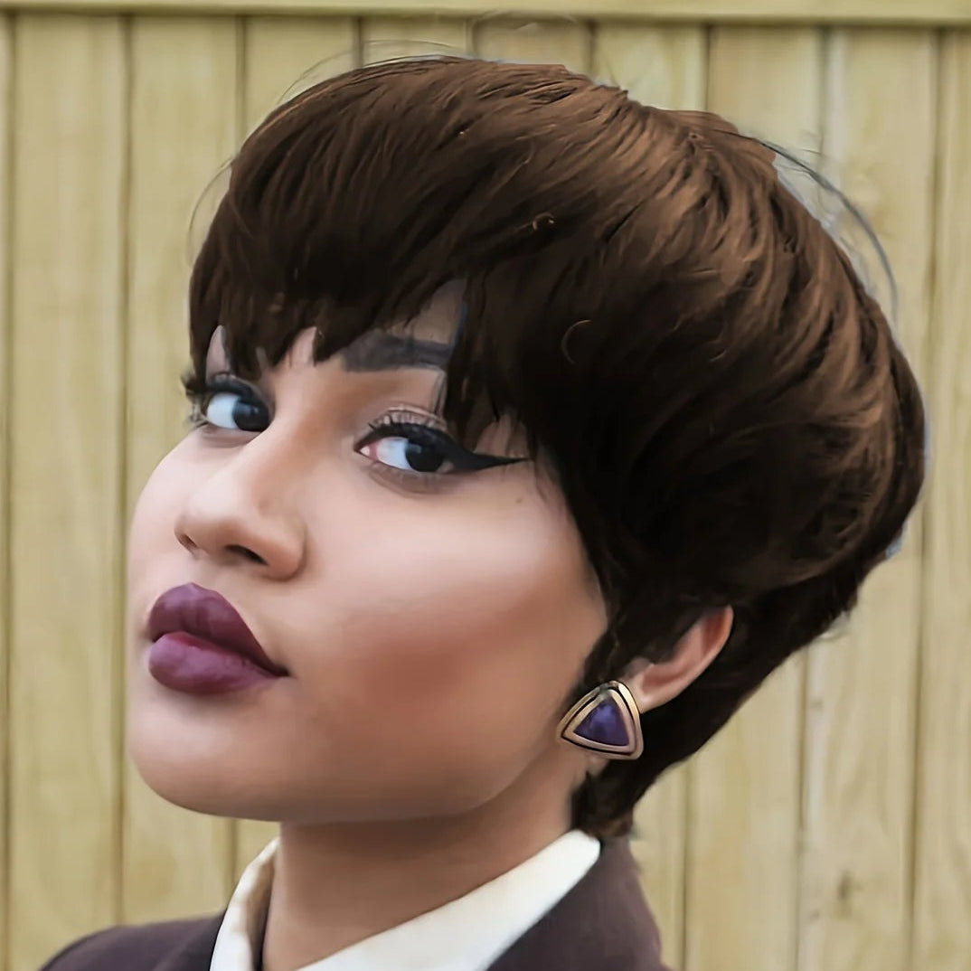 Multi-Color Pixie Wig