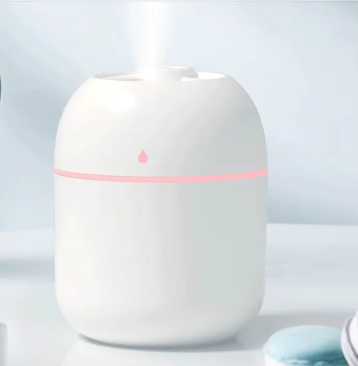 Portable USB Mini Humidifier & Essential Oil Diffuser - 2-in-1 Ultrasonic Air Vaporizer for Bedroom, Desk, Office, and Car Use
