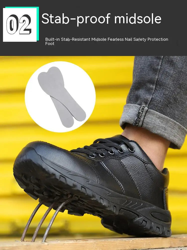 Safety Shoes Men Work Shoes Lightweight Steel Toe Sneakers Free Shipping Industrial Protection for the Feet Waterproof Boots