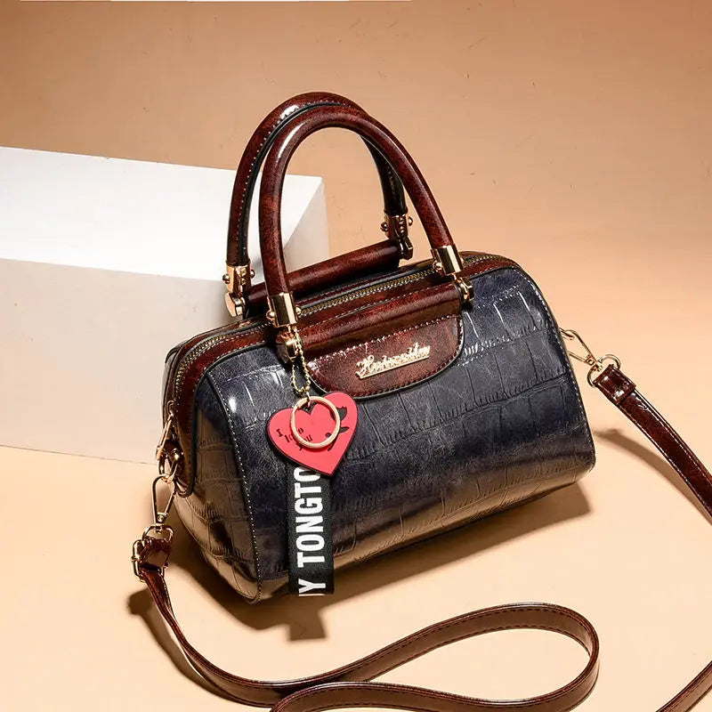 Bolso de hombro de lujo con diseño, bolso de mano de piel sintética de alta calidad para mujer, bolso tote de cocodrilo, bolsos cruzados de moda para mujer, monedero