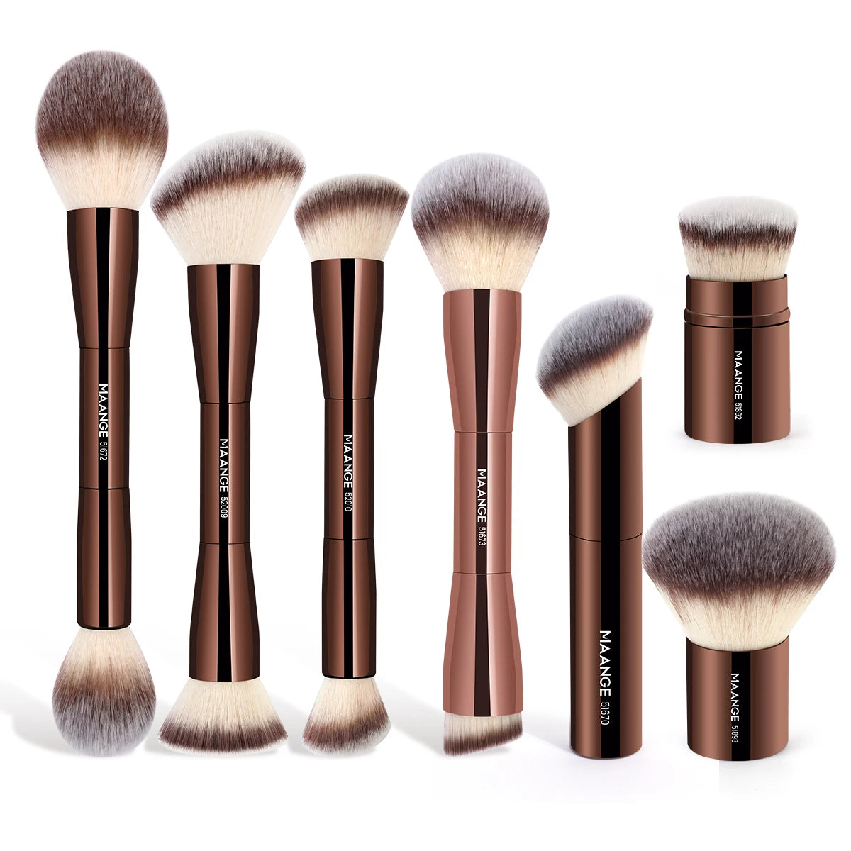 Double-Head Makeup Brush – Soft, Versatile & Professional