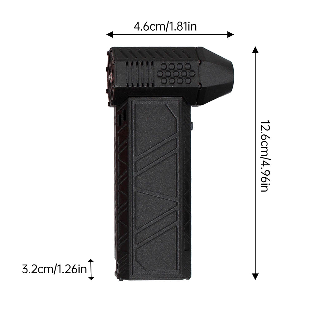 Upgraded Mini Version Super Power Violent Turbo Fan Brushless Motor 120,000 RPM Powerful Blower with High Speed Duct Fan