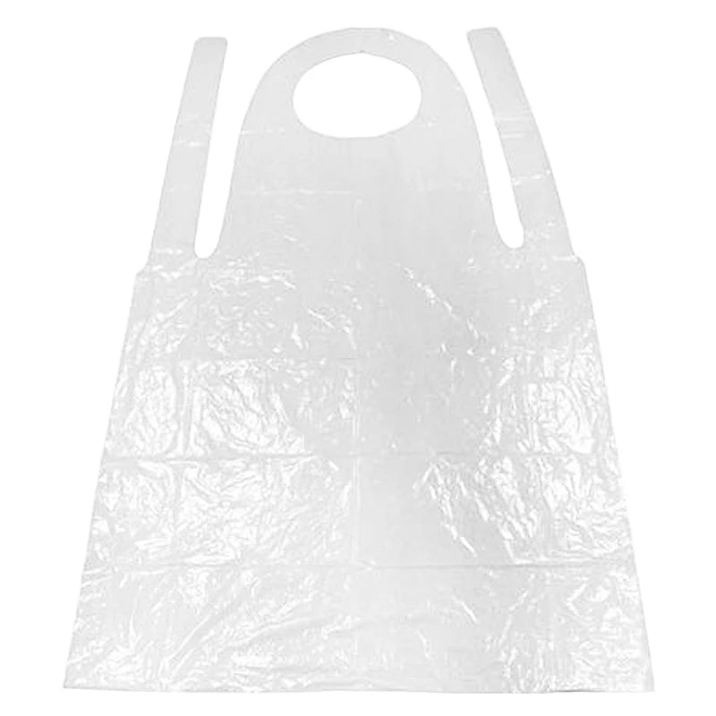 10PCS Disposable Kitchen Aprons Plastic Waterproof Apron Individually Packing Gowns For Men Women Kitchen Protection Accessories