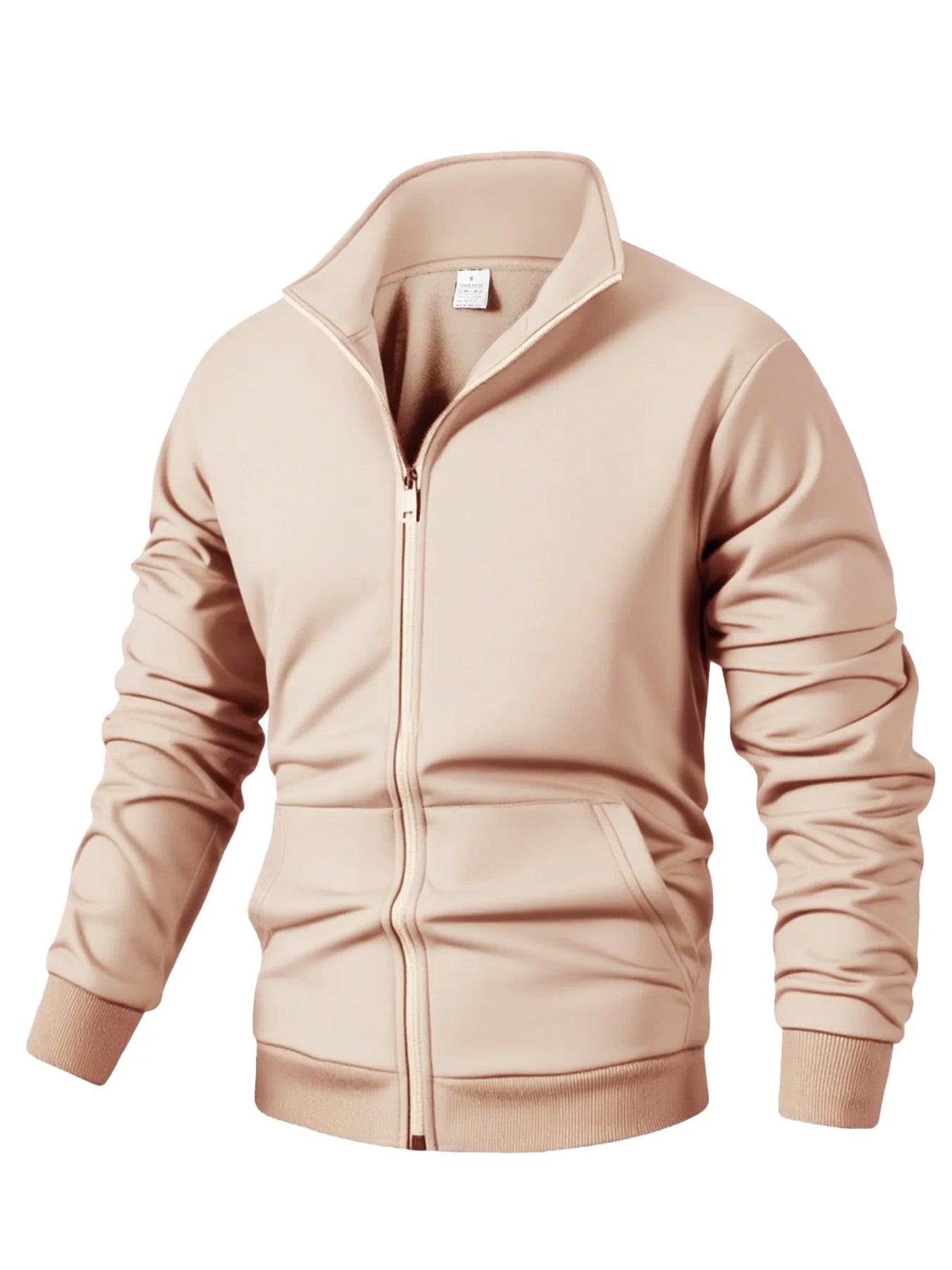 Men's Lightweight Work Jackets Mens Fashion Full Zip Long Sleeve Jacket Sweatshirts Casual Sport Cardigan Jacket Coat