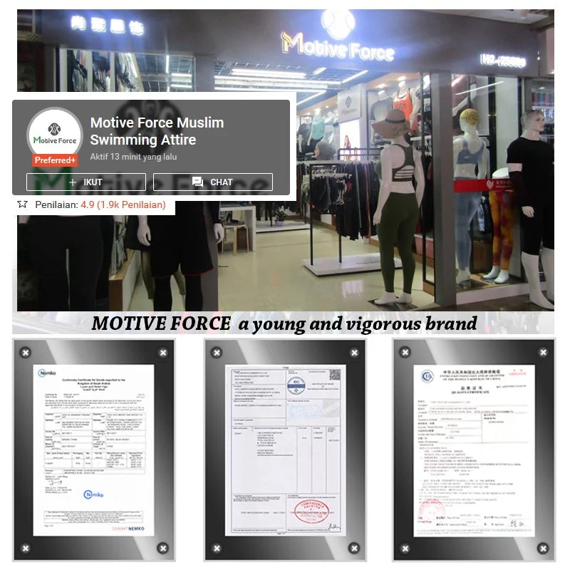 Gorro de Hiyab Musulmán Modesto – Envoltorio Instantáneo de Jersey
