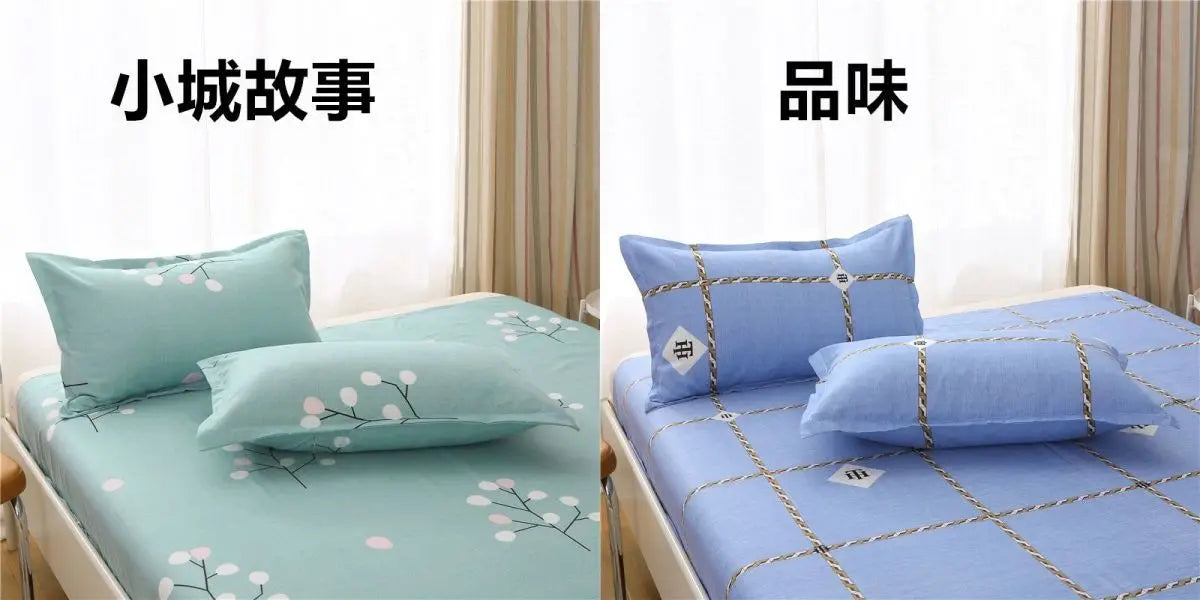 Pillowcases Single Person Pillowcases Student Dormitories Simple Couple Pillowcase Covers 48X74CM Family Dormitory Pillow Cover