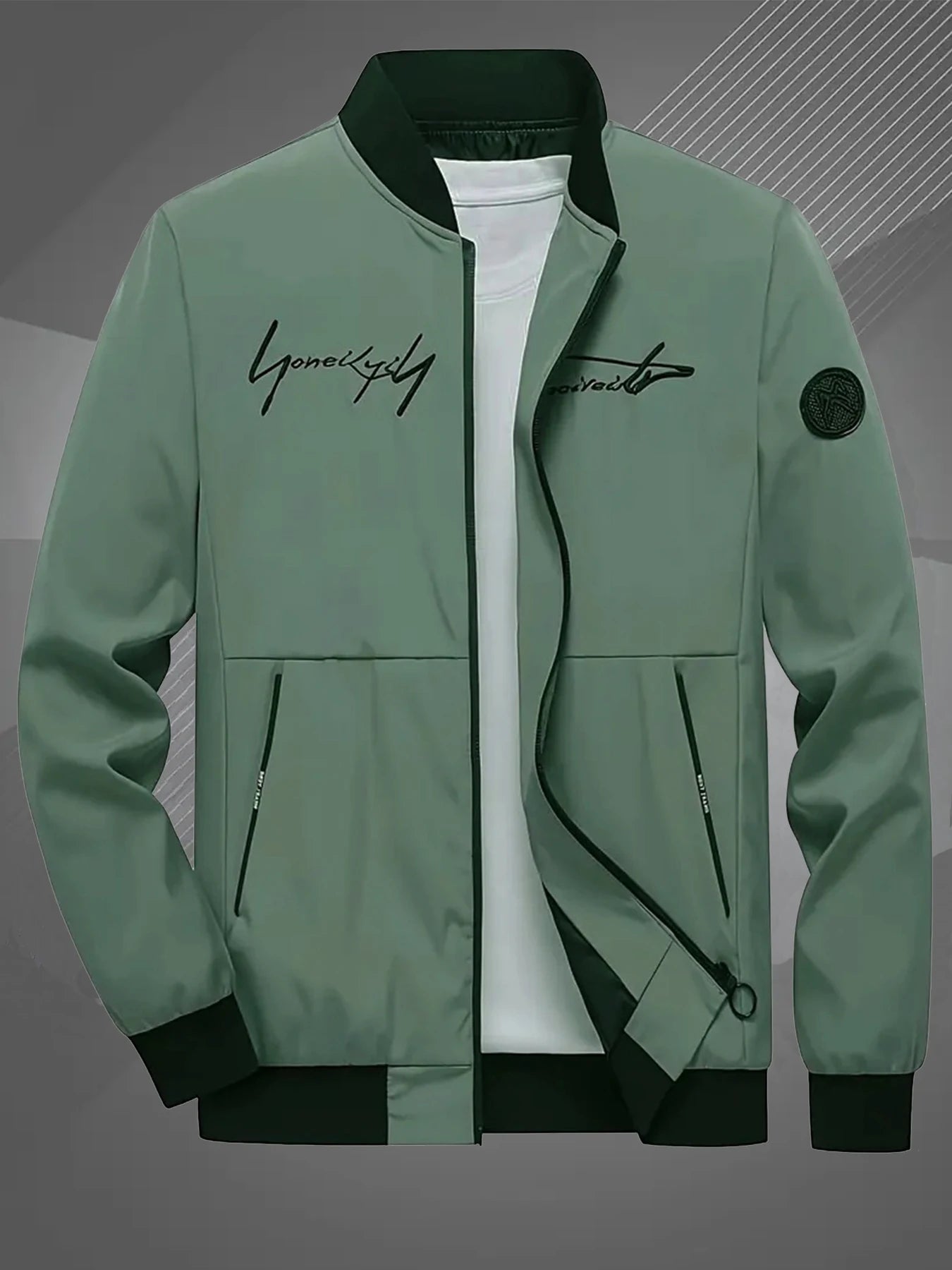 Trendy Men's Preppy Jackets Suitable for Seasonal Wear, Spring and Autumn Fashionable Men's Casual Jackets